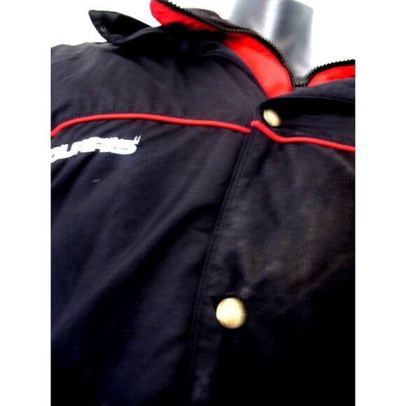 Pure Polaris Racing Jacket Snowmobile Red Flames Mens 2XL? Thermolite - Picture 7 of 13